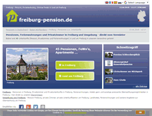 Tablet Screenshot of freiburg-pension.de
